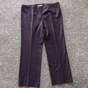Santorelli Slacks Pants Size 14 Plum
